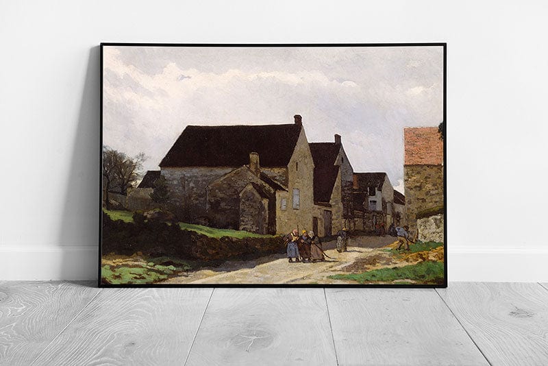 Alfred Sisley Women Going to the Woods reproduction Wall Art Print Framed Picture print