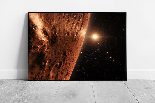 Print Space Art Ready to Hang Wall Art Print on Paper Framed Picture print