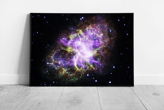 Print Crab Nebula Space print wall art Ready to Hang Wall Art Print on Paper Framed Picture print